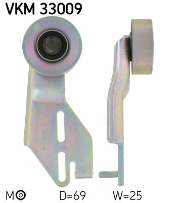 SKF VKM 33009 Motor Kayış Gergisi - PEUGEOT 106 I (1A, 1C) uyumlu