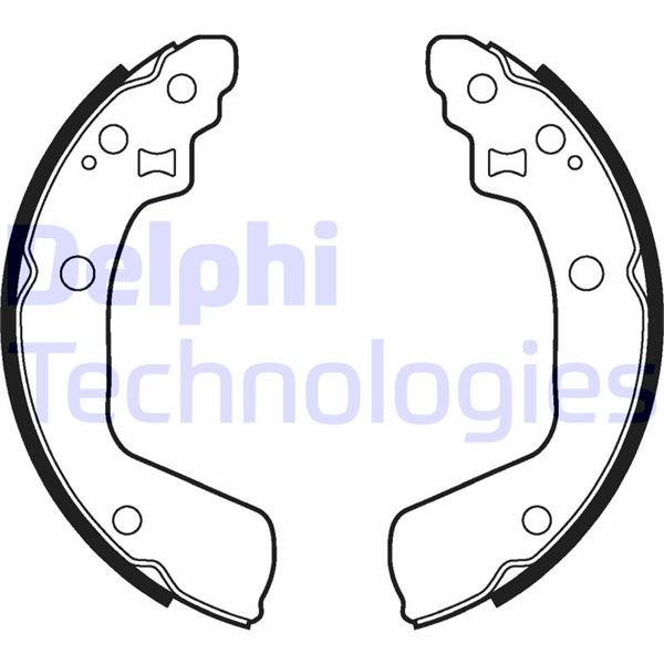 DELPHI LS2046 Fren Sistemleri Fren Pabucu - SUZUKI SWIFT III (MZ, EZ) uyumlu