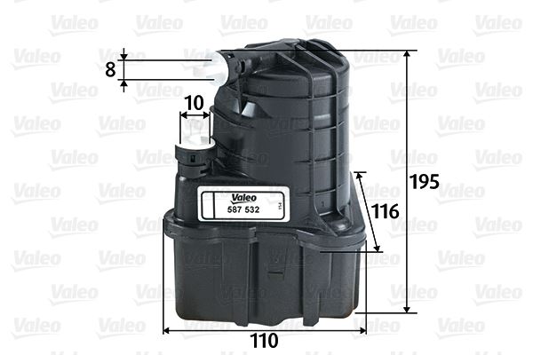 VALEO 587532 Yakıt Sistemi Yakıt Filtresi - RENAULT MODUS / GRAND MODUS (F/JP0_) uyumlu