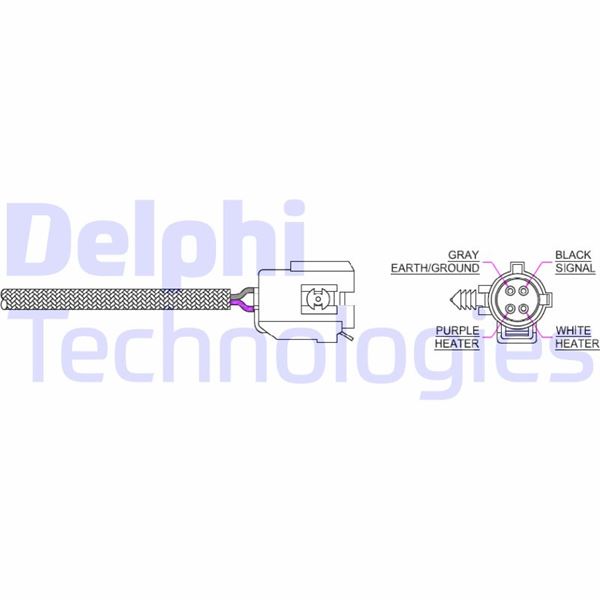 DELPHI ES20044-12B1 Emme & Egzoz Sistemi Egzoz Sensörleri - JEEP CHEROKEE (XJ) uyumlu