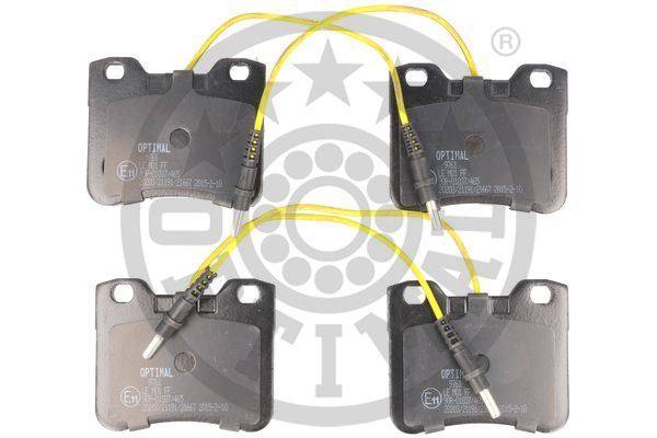 OPTIMAL BP-09761 Fren Sistemleri Fren Balatası - CITROËN AX (ZA-_) uyumlu