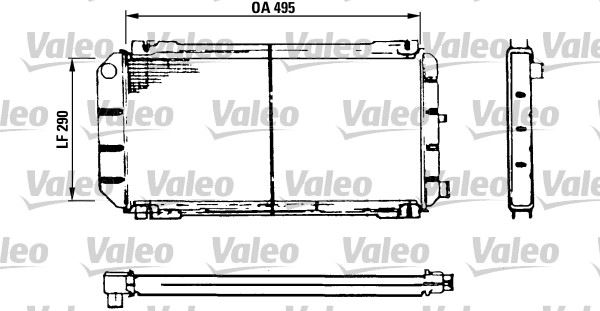 VALEO 730116 Soğutma Sistemi Su Soğutucu & Parçaları - FORD FIESTA II (FBD) uyumlu