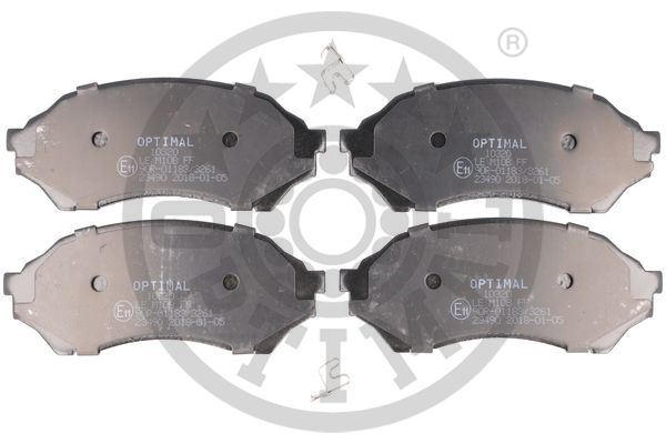OPTIMAL BP-10320 Fren Sistemleri Fren Balatası - MAZDA 323 S VI Sedan (BJ) uyumlu