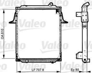 VALEO 733535 Soğutma Sistemi Su Soğutucu & Parçaları - RENAULT TRUCKS PREMIUM uyumlu