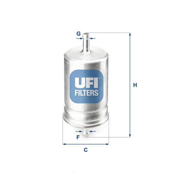 UFI 31.510.00 Yakıt Sistemi Yakıt Filtresi - BMW 1502-2002 (E10) uyumlu