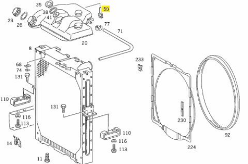 Turbo Basınç Sensörü - MERCEDES ORIJINAL - A6555420017 Ürün Görseli