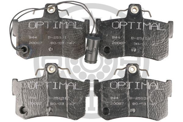 OPTIMAL BP-09498 Fren Sistemleri Fren Balatası - ROVER 800 Hatchback (XS) uyumlu