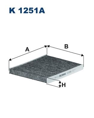 FILTRON K 1251A İklimlendirme Sistemi Polen Filtresi - FORD FIESTA VI (CB1, CCN) uyumlu