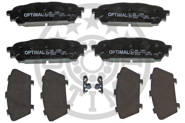 OPTIMAL BP-12406 Fren Sistemleri Fren Balatası - SUBARU IMPREZA Station wagon (GG) uyumlu
