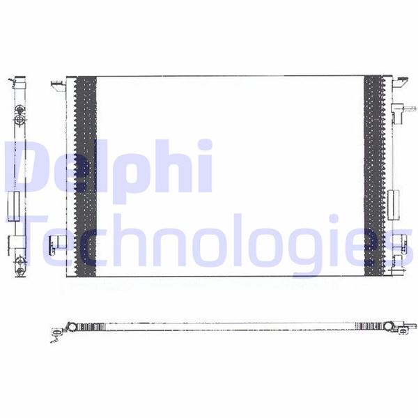 DELPHI TSP0225463 İklimlendirme Sistemi Klima Radyatörü - OPEL VECTRA C (Z02) uyumlu