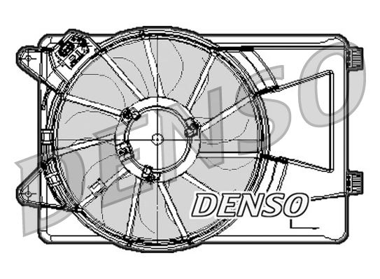 DENSO DER09301 Soğutma Sistemi Fan - FIAT LINEA (323_, 110_) uyumlu