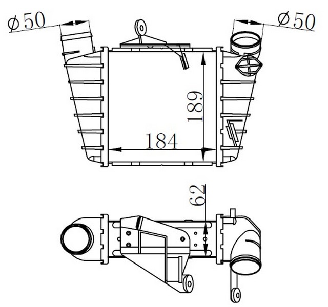 Turbo Radyatörü - IVW006062 Ürün Görseli