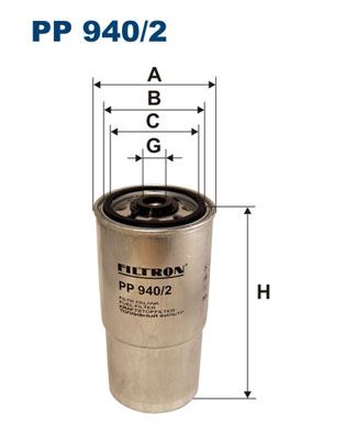 FILTRON PP 940/2 Yakıt Sistemi Yakıt Filtresi - BMW 3 (E36) uyumlu