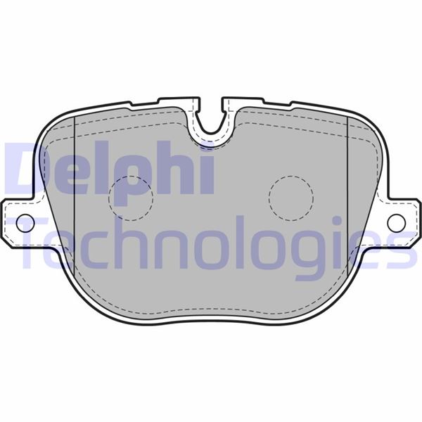 DELPHI LP2175 Fren Sistemleri Fren Balatası - LAND ROVER RANGE ROVER III (L322) uyumlu