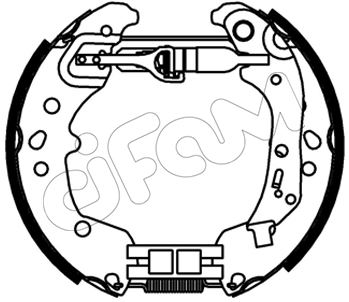 CIFAM 151-545 Fren Sistemleri Fren Pabucu - SEAT IBIZA V (KJ1, KJG) uyumlu
