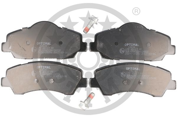 OPTIMAL BP-12634 Fren Sistemleri Fren Balatası - CITROËN C-ELYSEE (DD_) uyumlu