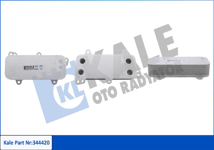 KALE OTO RADYATÖR 344420 Motor Yağ Soğutucusu - VW TOUAREG (7LA, 7L6, 7L7) uyumlu