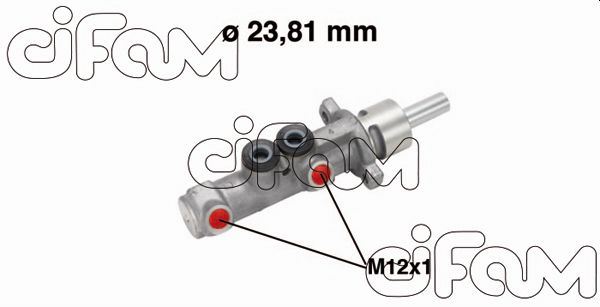 CIFAM 202-572 Fren Sistemleri Ana Fren Merkezi - OPEL MOVANO A Panelvan/Van (X70) uyumlu