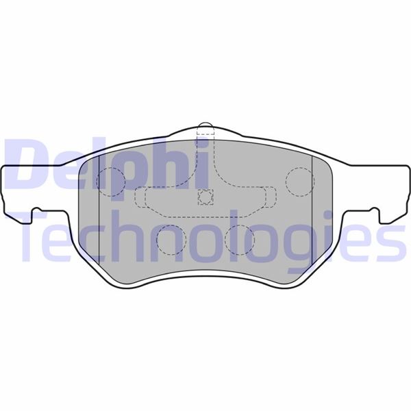 DELPHI LP1818 Fren Sistemleri Fren Balatası - CHRYSLER VOYAGER / GRAND VOYAGER III (GS_, NS_) uyumlu