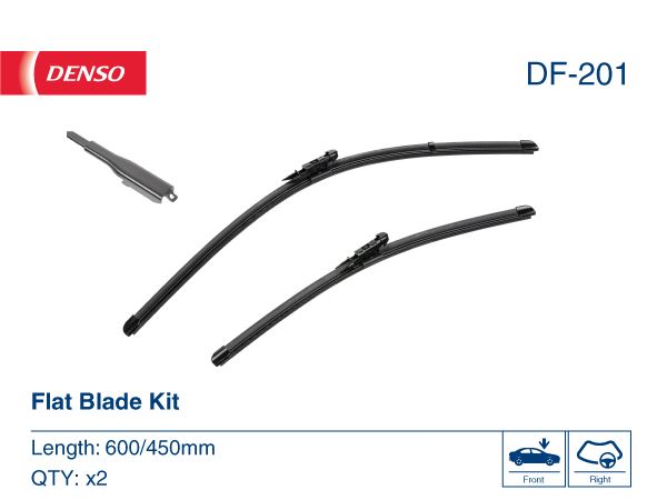 DENSO DF-201 Kaporta & Gövde Parçaları Cam Silecek Mekanizması - BMW 4 Coupe (F32, F82) uyumlu