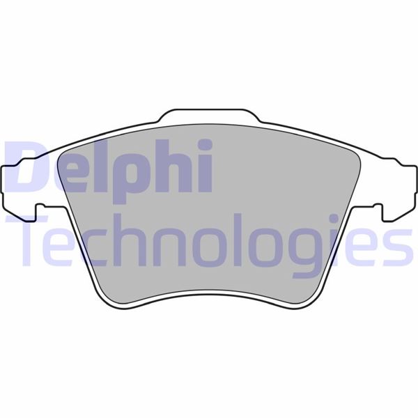 DELPHI LP3142 Fren Sistemleri Fren Balatası - VW TOUAREG (7LA, 7L6, 7L7) uyumlu