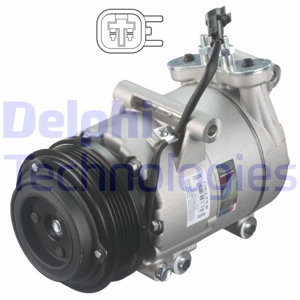 DELPHI CS20350 İklimlendirme Sistemi Kompresör Parçaları - VOLVO S40 II (544) uyumlu