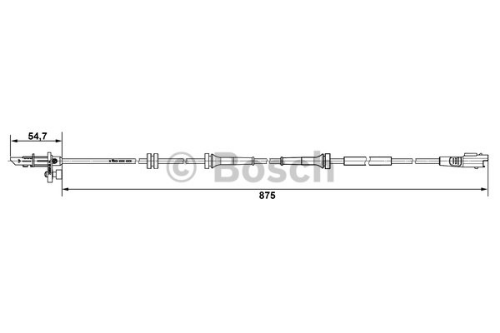 BOSCH 0 265 007 790 Fren Sistemleri Sürüş Dinamiği Ayarı - FIAT SCUDO Panelvan/Van (270_, 272_) uyumlu