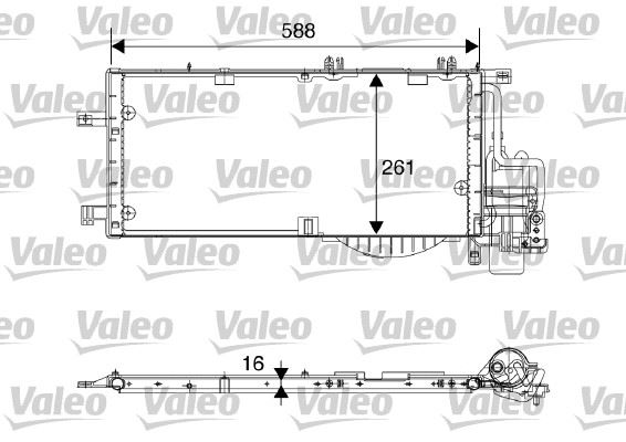 VALEO 817844 İklimlendirme Sistemi Klima Radyatörü - OPEL TIGRA TwinTop (X04) uyumlu