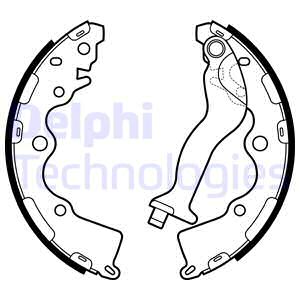 DELPHI LS2165 Fren Sistemleri Fren Pabucu - KIA PICANTO III (JA) uyumlu