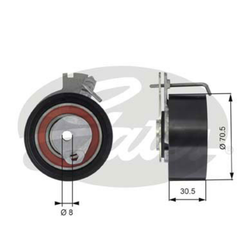 GATES T43159 Motor Kayış Kasnağı - CITROËN C3 I (FC_, FN_) uyumlu