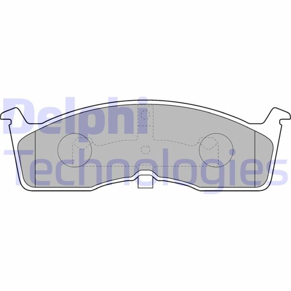 DELPHI LP1532 Fren Sistemleri Fren Balatası - CHRYSLER VISION uyumlu