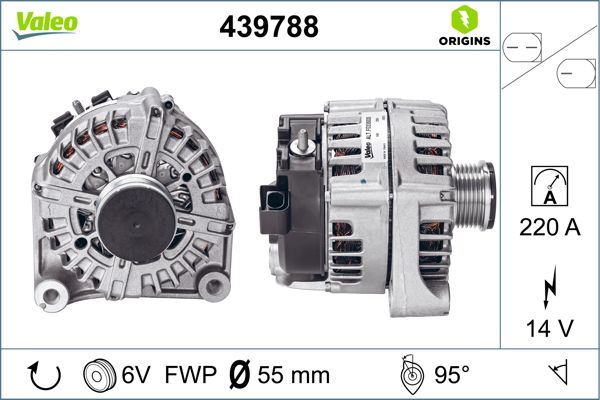 VALEO 439788 Elektrik Sistemi Alternatör - BMW 1 (F20) uyumlu