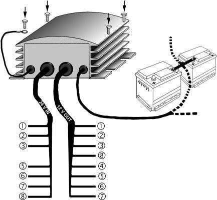HELLA 5DS 008 125-001 Elektrik Sistemi Gerilim Konvertörü