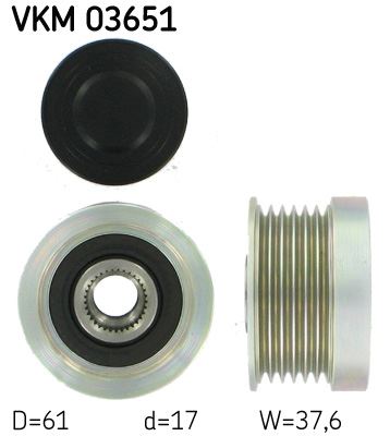 SKF VKM 03651 Elektrik Sistemi Alternatör - VOLVO S70 (874) uyumlu