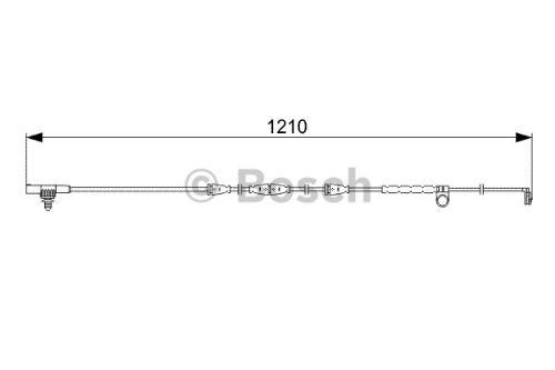 BOSCH 1 987 473 054 Fren Sistemleri Aşınma Göstergesi - LAND ROVER RANGE ROVER SPORT I (L320) uyumlu