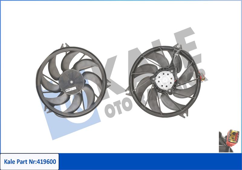 KALE OTO RADYATÖR 419600 Soğutma Sistemi Fan - PEUGEOT 206 Hatchback (2A/C) uyumlu