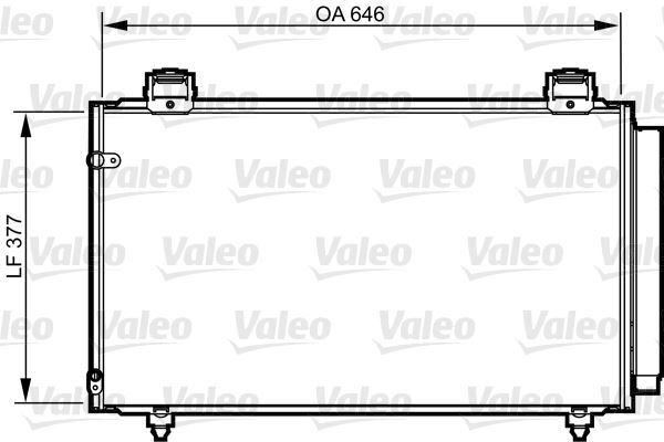 VALEO 814210 İklimlendirme Sistemi Klima Radyatörü - TOYOTA COROLLA (_E12_) uyumlu