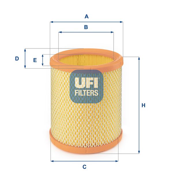 UFI 27.196.00 Motor Hava Filtresi - CITROËN AX (ZA-_) uyumlu