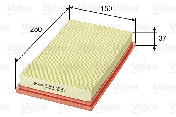VALEO 585255 Motor Hava Filtresi - MAZDA 323 S IV (BG) uyumlu