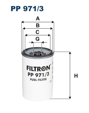 FILTRON PP 971/3 Yakıt Sistemi Yakıt Filtresi - VOLVO FH16 II uyumlu