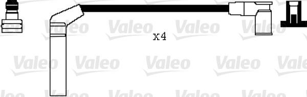VALEO 346086 Ateşleme Sistemi Ateşleme Kablosu - FORD FIESTA V (JH_, JD_) uyumlu