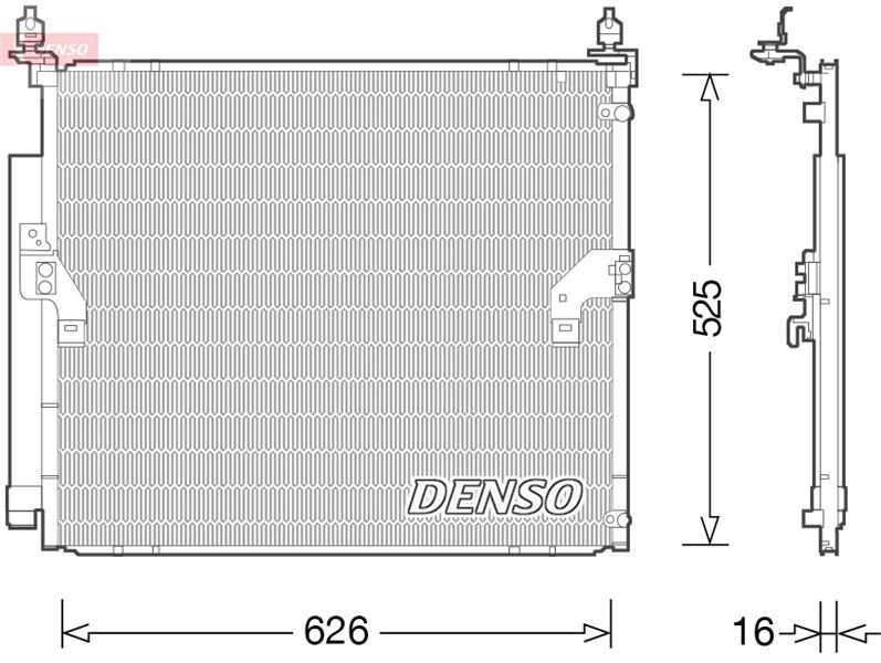 DENSO DCN50034 İklimlendirme Sistemi Klima Radyatörü
