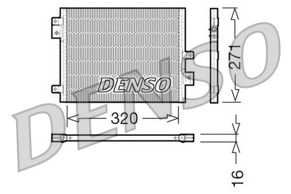 DENSO DCN28002 İklimlendirme Sistemi Klima Radyatörü - PORSCHE BOXSTER Spyder (987) uyumlu