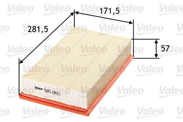 VALEO 585065 Motor Hava Filtresi - FORD FOCUS II Turnier (DA_, FFS, DS) uyumlu