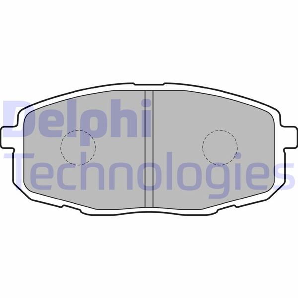 DELPHI LP1819 Fren Sistemleri Fren Balatası - KIA CEE'D SW (ED) uyumlu
