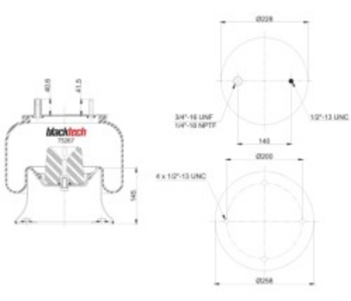 Vibracoustic RML75267C4 Süspansiyon Sistemi Süspansiyon Körüğü