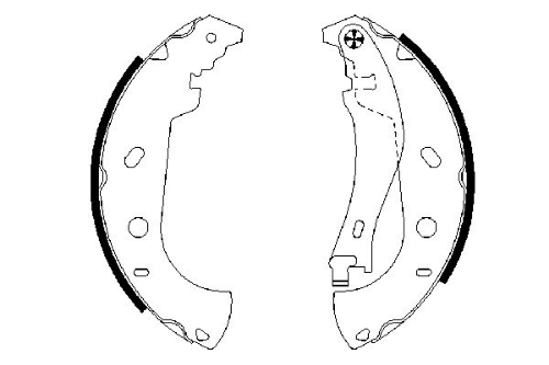 BOSCH 0 986 487 559 Fren Sistemleri Fren Pabucu - FIAT MAREA (185_) uyumlu