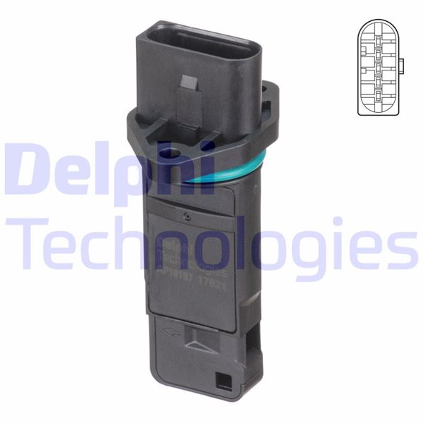 DELPHI AF10157-12B1 Motor Hava Kütle Ölçer (MAF Sensörü) - AUDI A4 B5 (8D2) uyumlu