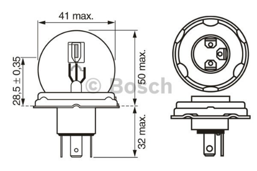 BOSCH 1 987 302 421 Farlar & Aydınlatma Ampuller