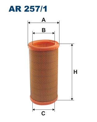 FILTRON AR 257/1 Motor Hava Filtresi - RENAULT 19 II (B/C53_) uyumlu